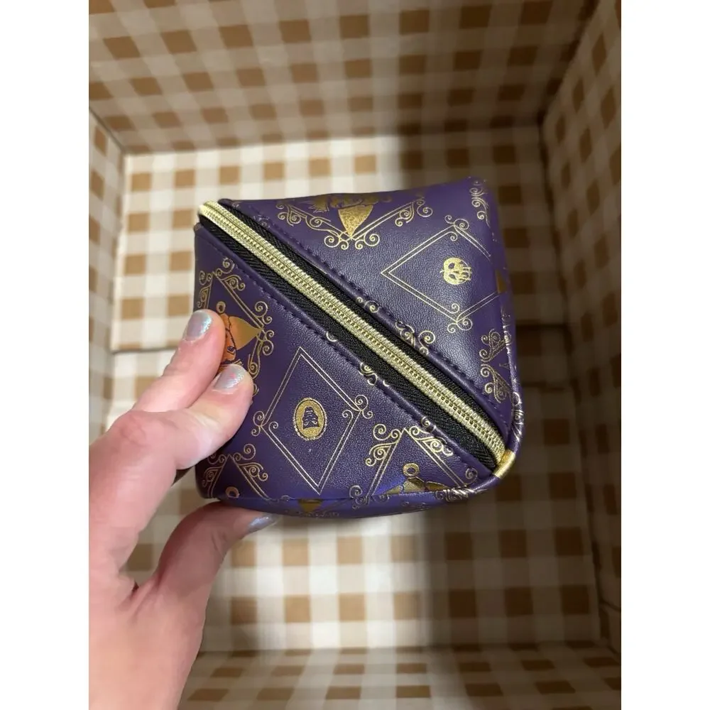 Bath & Body Works Evil Queen Cosmetic Makeup Bag Purple Travel Case NWT